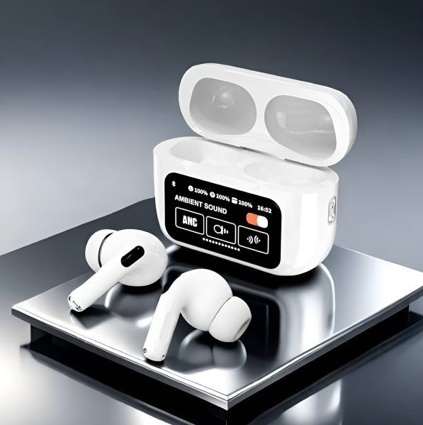 Airpods Pro 2 With LCD Touchscreen Display white