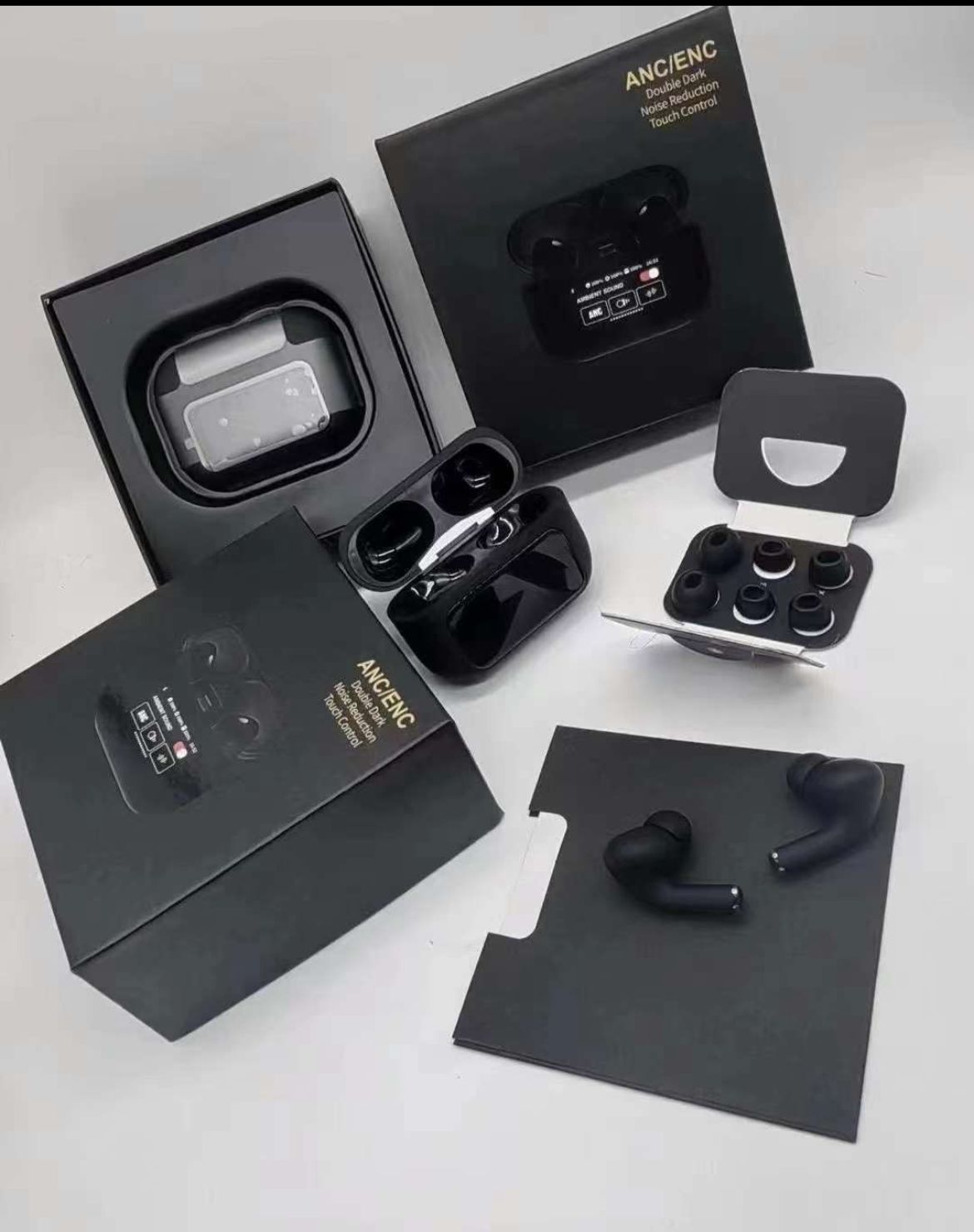 AirPods Pro2 LCD Touchscreen Display black